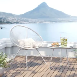 KARE24.se Acapulco Bord med Stol - Vit - KARE Design Hot