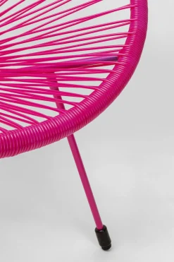 KARE24.se Acapulco Stol med Bord Mono - Pink - KARE Design Online