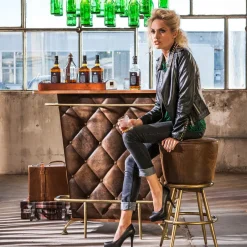 KARE24.se Bar Lady Rock Vintage - Bardisk Brunt/Mässing - KARE Design Best