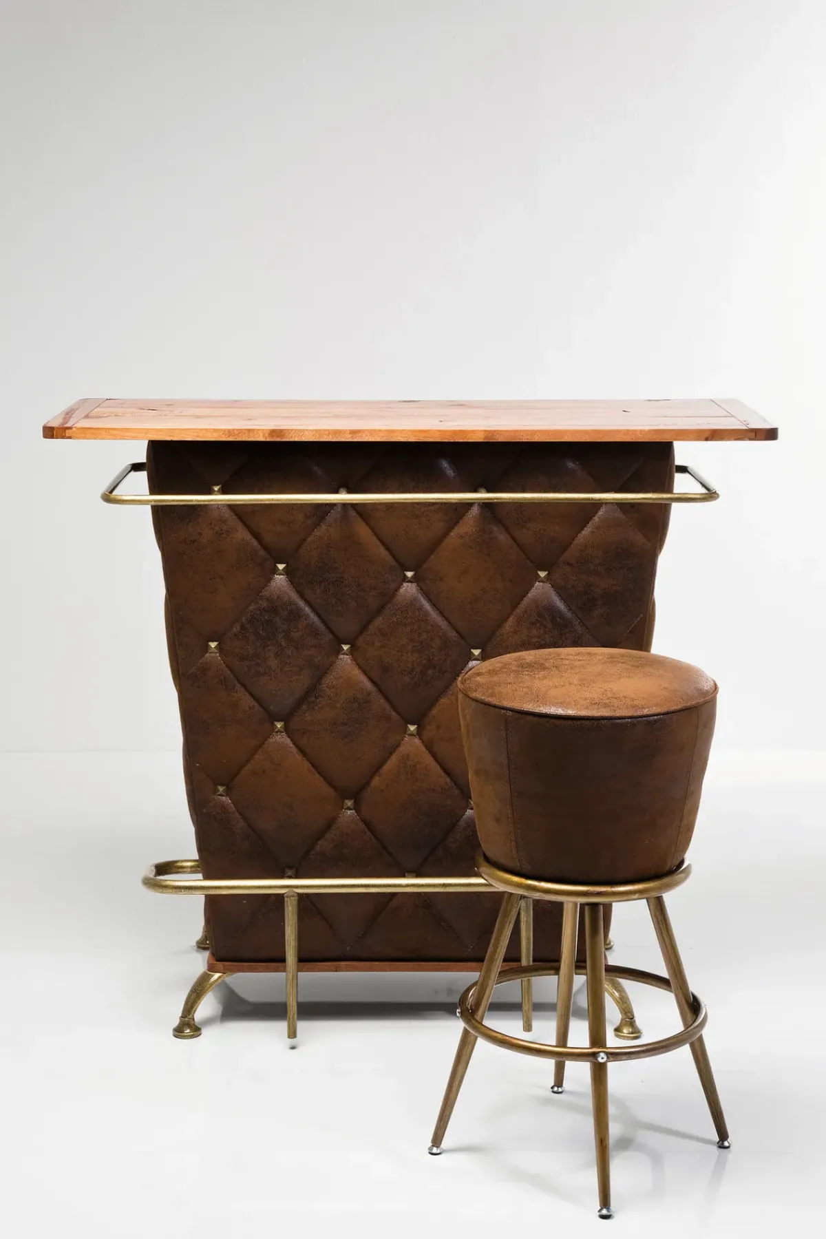 KARE24.se Bar Lady Rock Vintage - Bardisk Brunt/Mässing - KARE Design Best