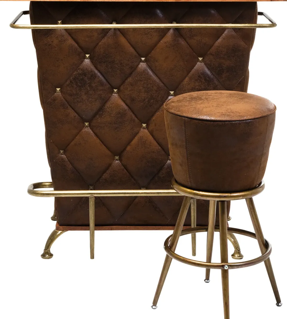 KARE24.se Bar Lady Rock Vintage - Bardisk Brunt/Mässing - KARE Design Best