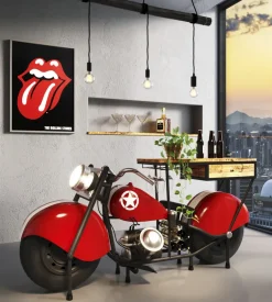 KARE24.se Bar Motorbike - Vintage Röd, 210x98cm - KARE Design Best