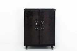 KARE24.se Barskåp Globetrotter - Svartbrun, 83cm - KARE Design Online