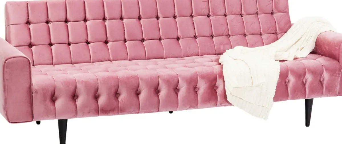 KARE24.se Bäddsoffa Milchbar - Mauve Sammet, 230cm - KARE Design New