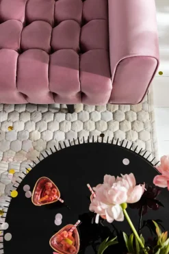 KARE24.se Bäddsoffa Milchbar - Mauve Sammet, 230cm - KARE Design New