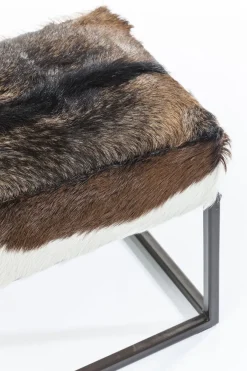 KARE24.se Bänk Country Life - Brun/Vit Päls, 140cm - KARE Design Best