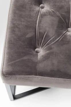 KARE24.se Bänk Crossover - Grå Sammet/Svart, 150cm - KARE Design Best