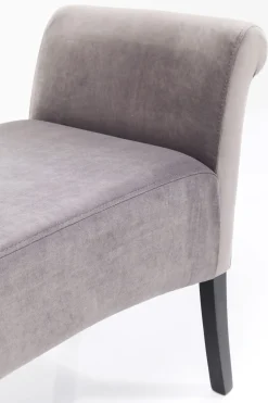 KARE24.se Bänk Motley - Ljusgrå Sammet, 107cm - KARE Design New