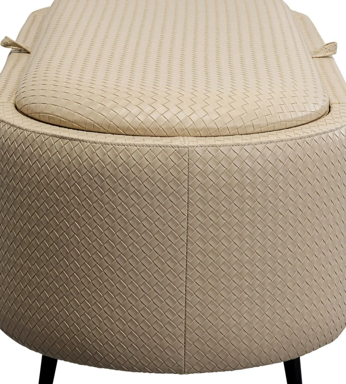KARE24.se Bänk Venezia Storage - Flätad Beige 100cm - KARE Design Clearance