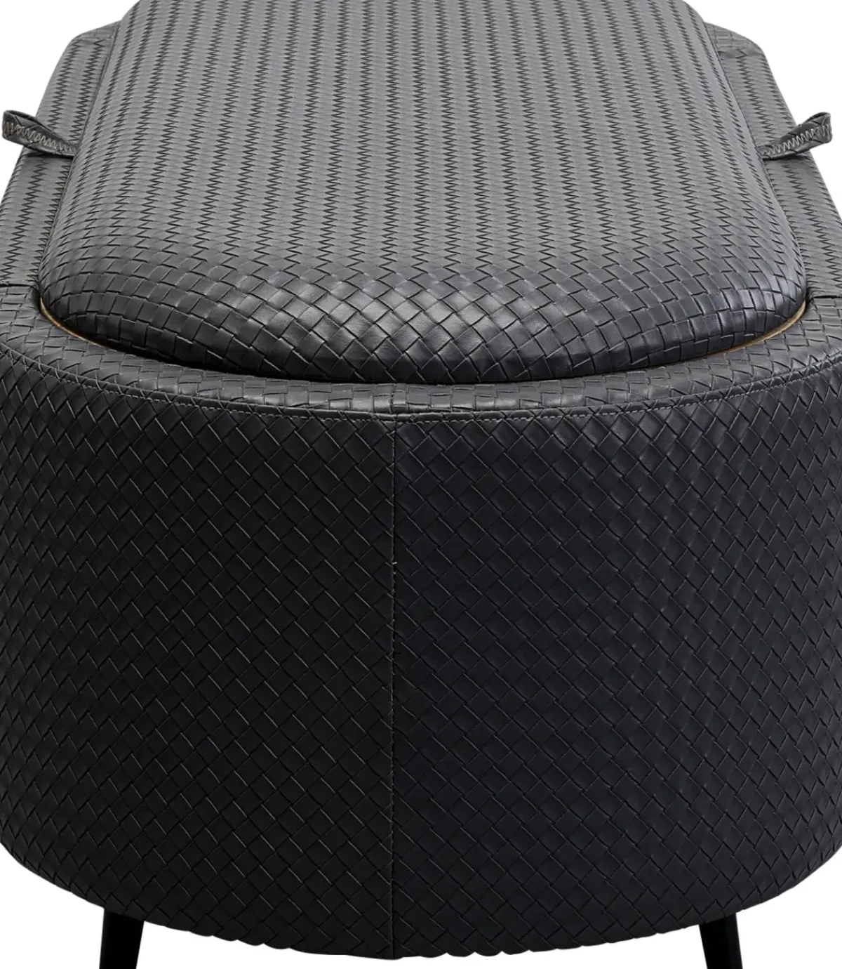 KARE24.se Bänk Venezia Storage - Flätad Svart 100cm - KARE Design Online