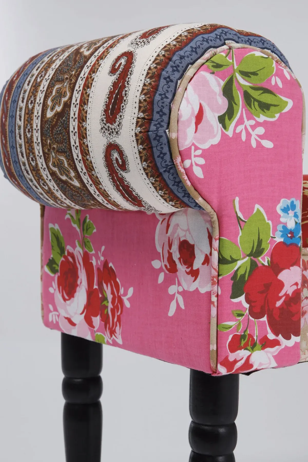 KARE24.se Bänk Wing Patchwork Röd - KARE Design Sale