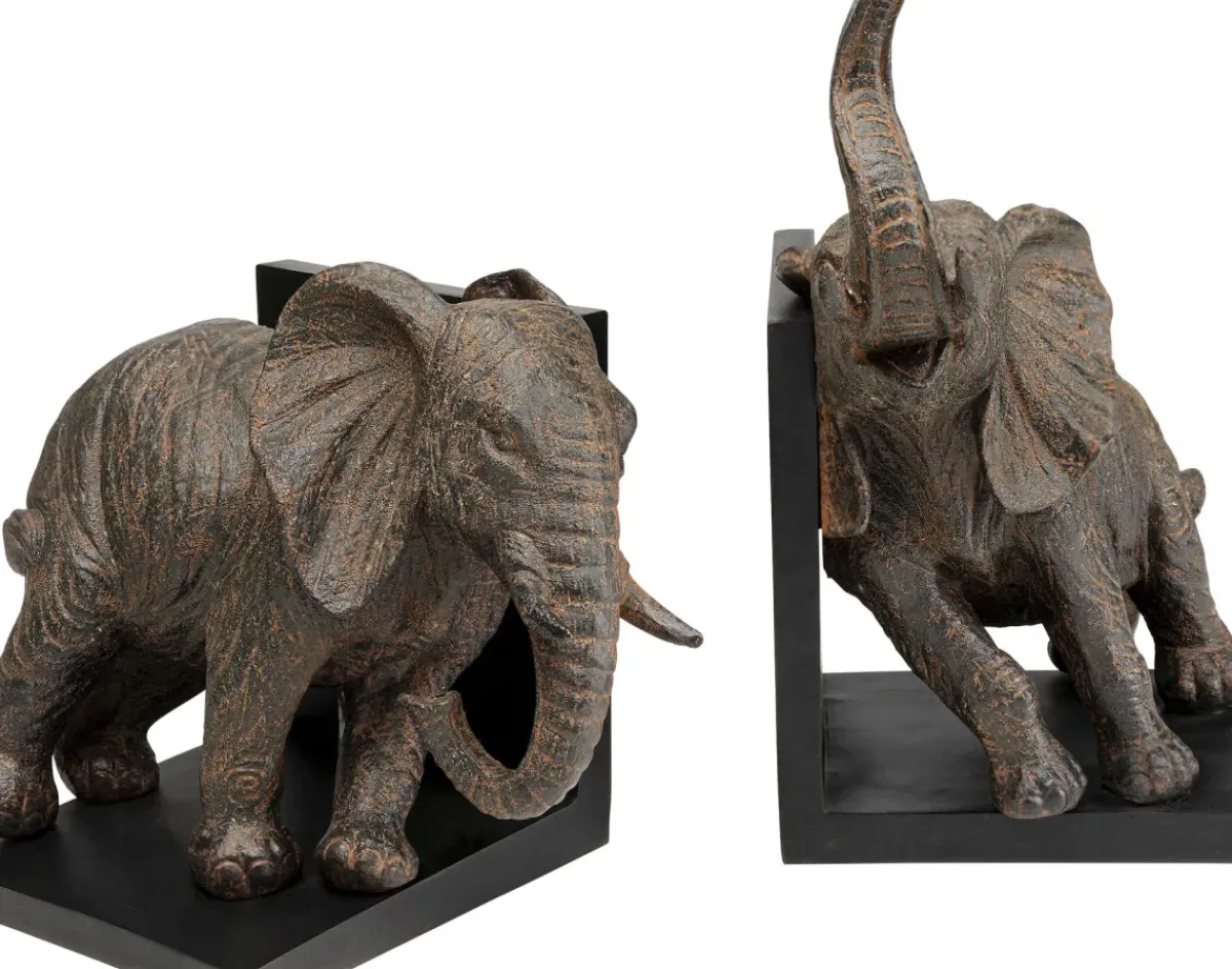 KARE24.se Bokstöd Elephants 25cm, 2 st. - KARE Design Online