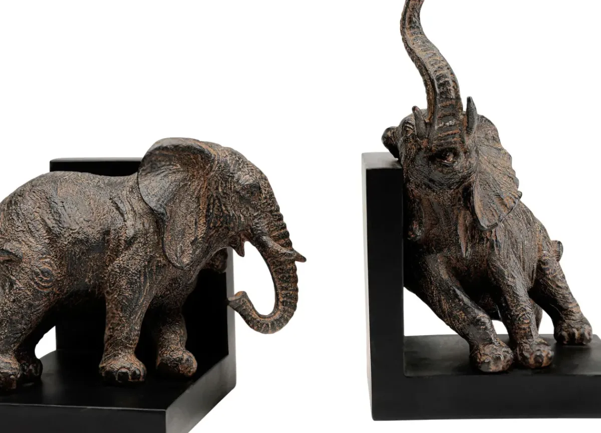 KARE24.se Bokstöd Elephants 42cm, 2 st. - KARE Design Hot