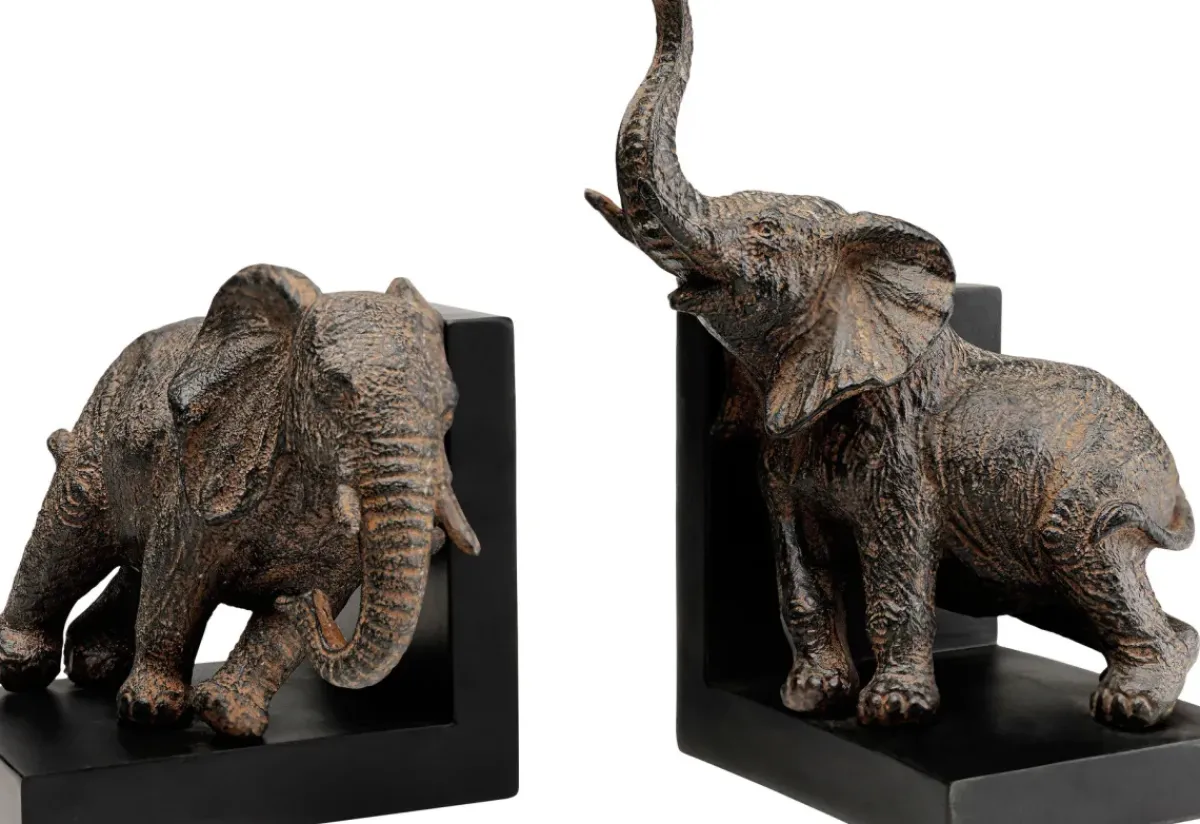 KARE24.se Bokstöd Elephants 42cm, 2 st. - KARE Design Hot