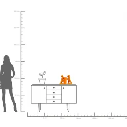 KARE24.se Bokstöd Gorilla Orange, 2 st. - KARE Design Outlet