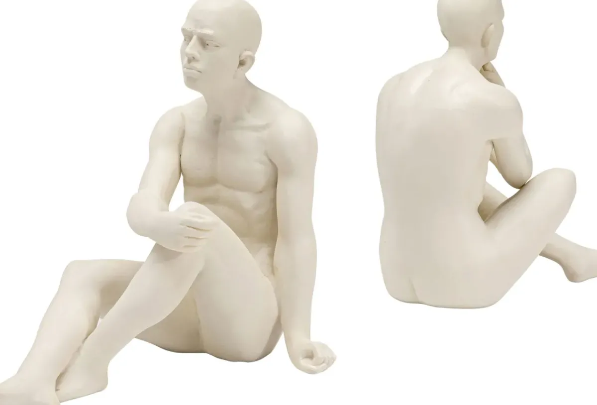 KARE24.se Bokstöd Meditating Man - vit, 2st - KARE Design Best