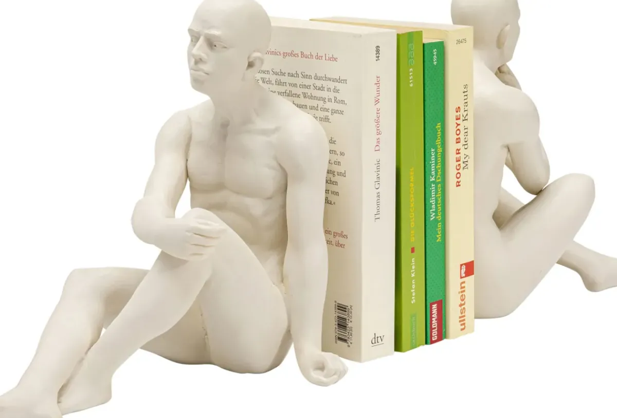 KARE24.se Bokstöd Meditating Man - vit, 2st - KARE Design Best
