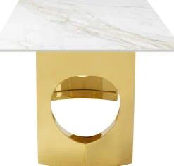 KARE24.se Bord Eternity Oho - Keramik/Guld, 180x90cm - KARE Design Best