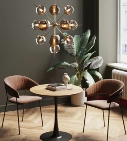 KARE24.se Bord Schickeria - Ek, svart, Ø80cm - KARE Design Sale