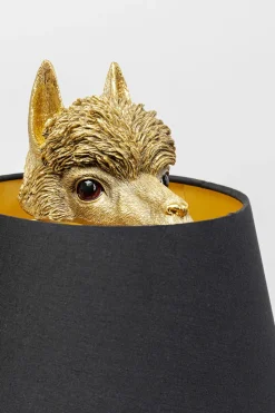 KARE24.se Bordslampa Alpaca - Alpacka, Guld Med Svart Skärm, 59cm - KARE Design Discount