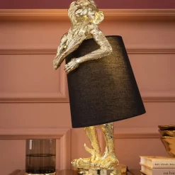 KARE24.se Bordslampa Animal Monkey - Apa, Guld 56cm - KARE Design Clearance