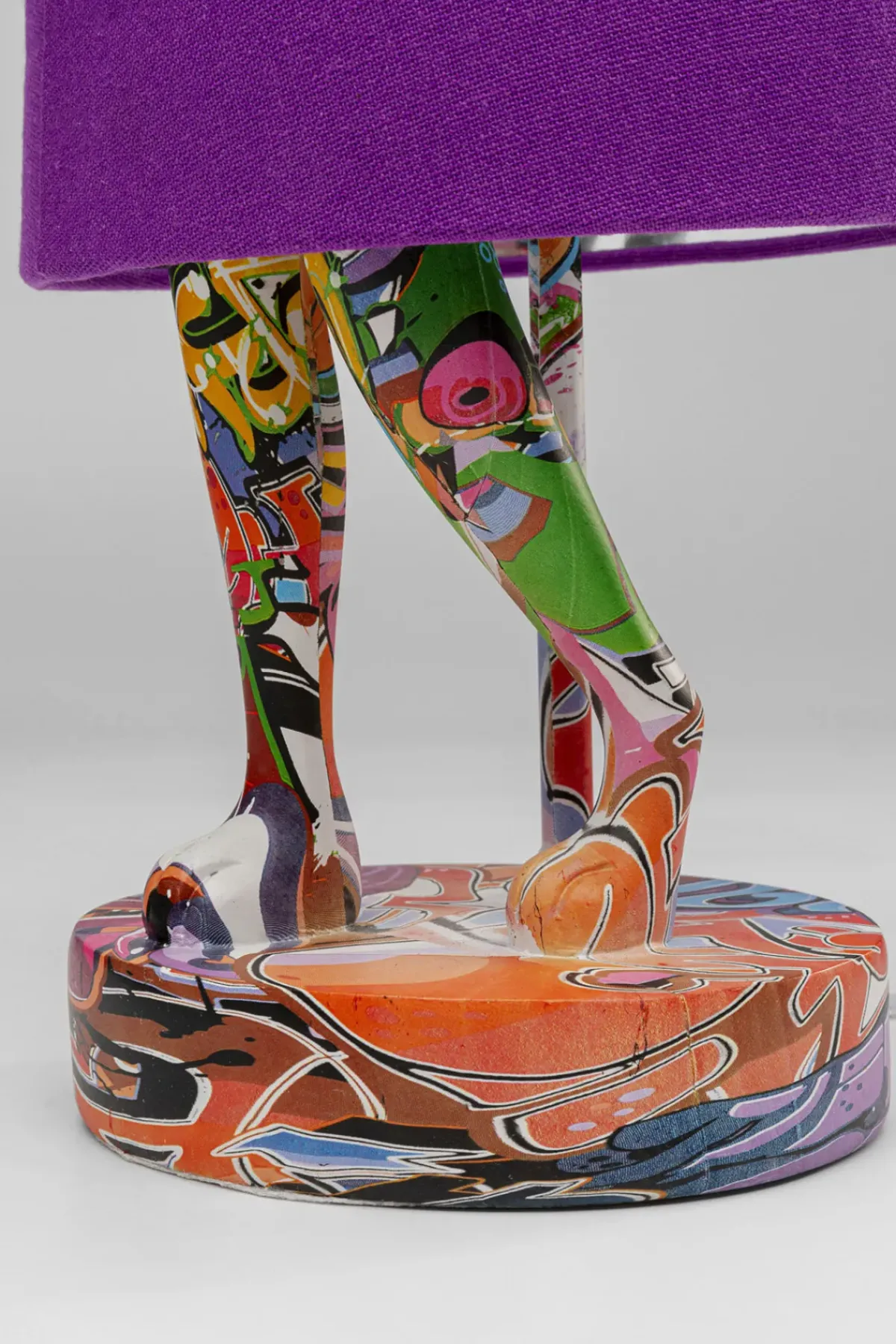 KARE24.se Bordslampa Animal Rabbit - Graffiti/Lila, 50cm - KARE Design Hot