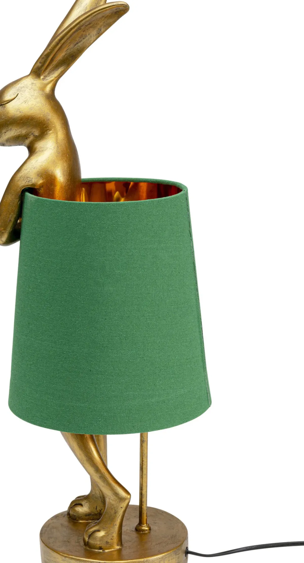 KARE24.se Bordslampa Animal Rabbit - Guld/Grön, 68cm - KARE Design Outlet