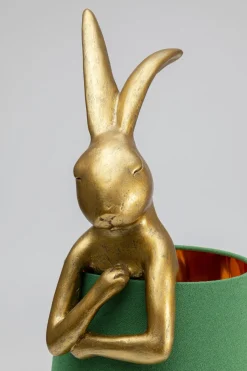KARE24.se Bordslampa Animal Rabbit - Guld/Grön, 68cm - KARE Design Outlet