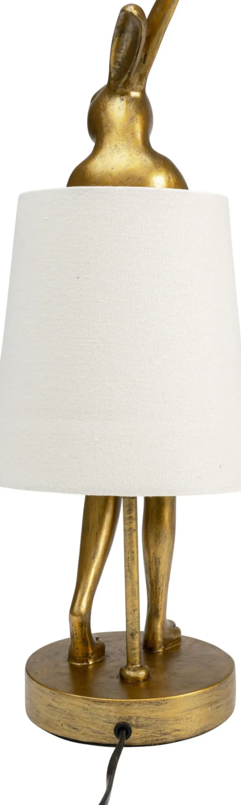 KARE24.se Bordslampa Animal Rabbit - Guld/Vit, 50cm - KARE Design Online
