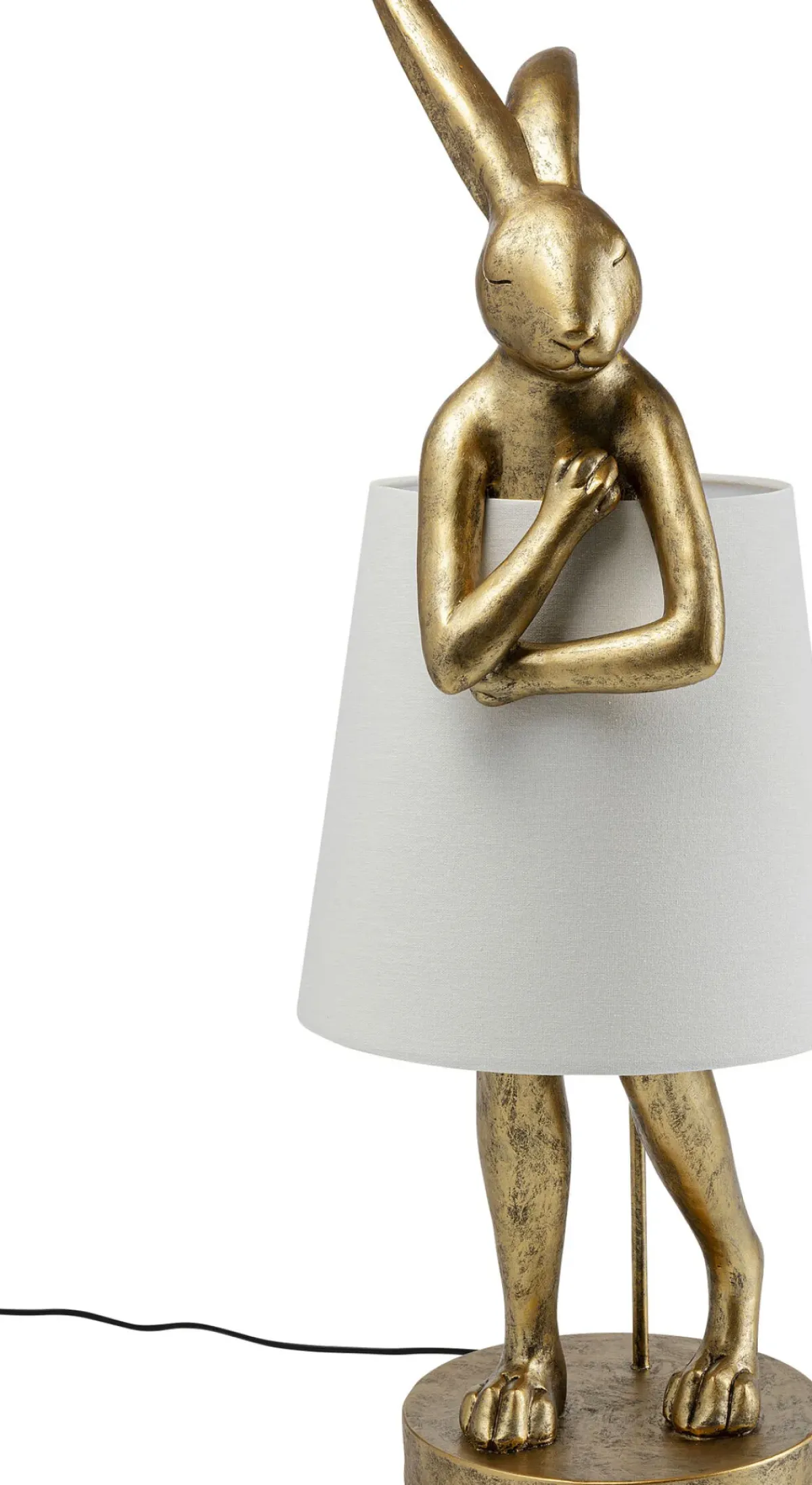 KARE24.se Bordslampa Animal Rabbit - Kanin, Guld 88cm - KARE Design New