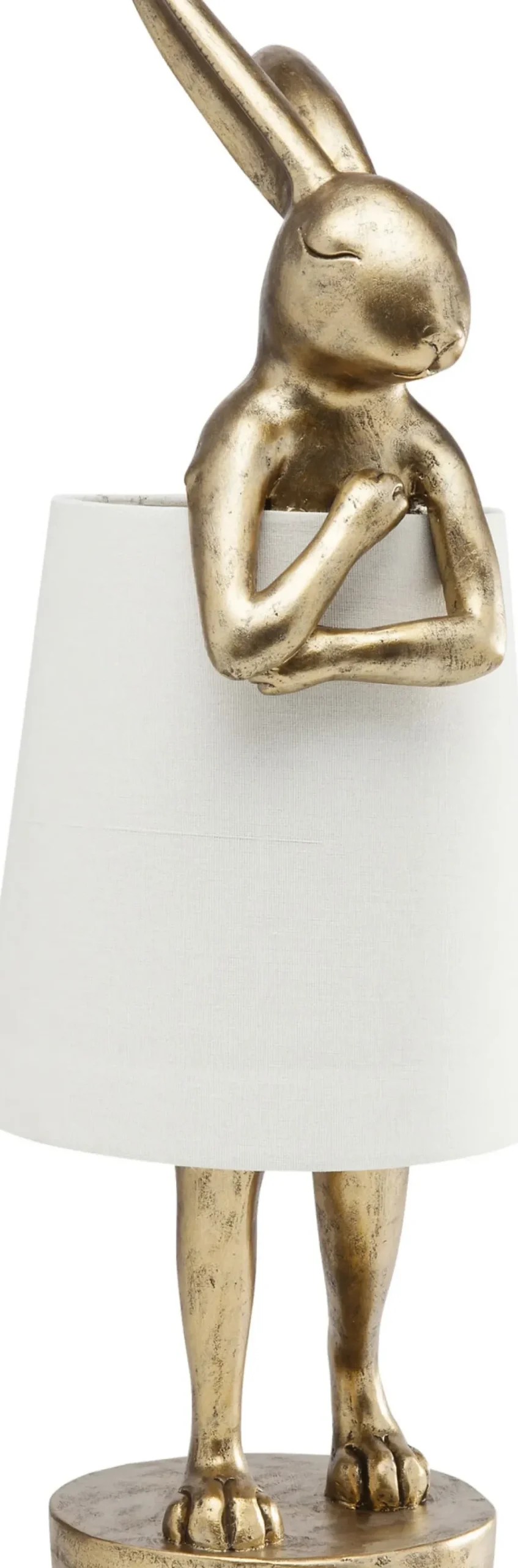KARE24.se Bordslampa Animal Rabbit - Kanin, Guld 68cm - KARE Design Outlet