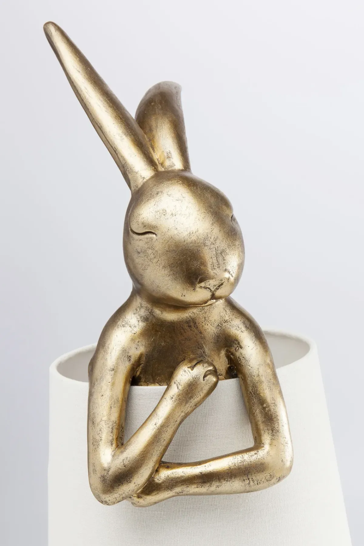 KARE24.se Bordslampa Animal Rabbit - Kanin, Guld 68cm - KARE Design Outlet