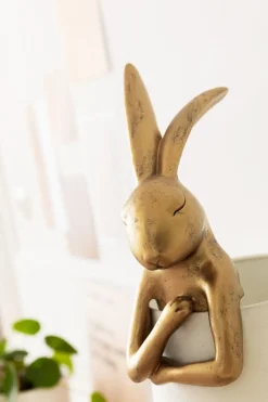 KARE24.se Bordslampa Animal Rabbit - Kanin, Guld 68cm - KARE Design Outlet