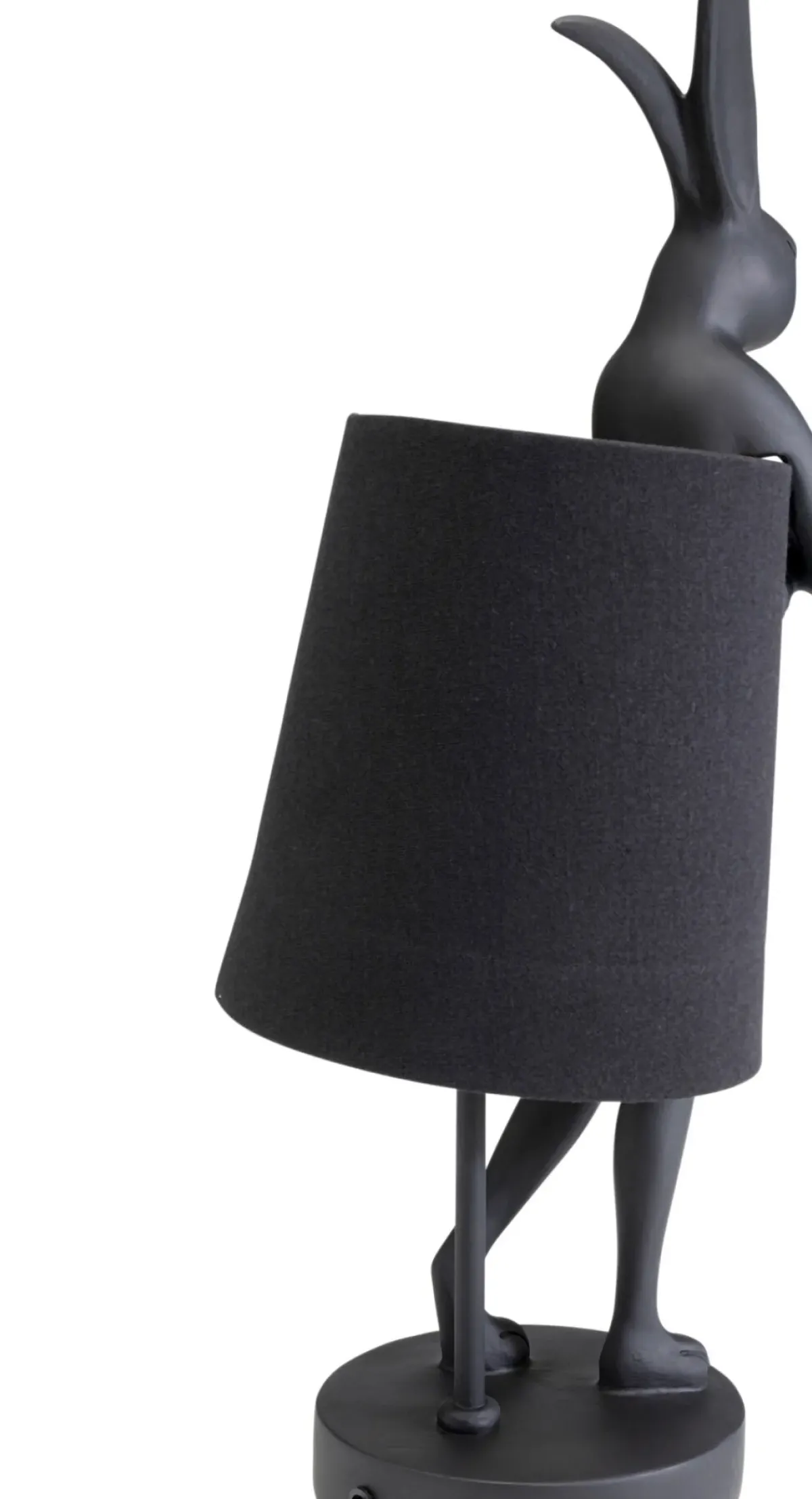 KARE24.se Bordslampa Animal Rabbit - Kanin, Matt Svart, 50cm - KARE Design Online