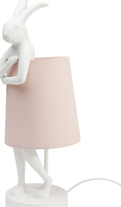KARE24.se Bordslampa Animal Rabbit - Vit/Rosa, 50cm - KARE Design Best