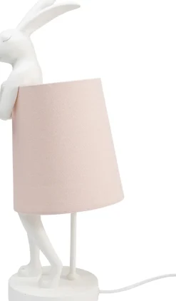 KARE24.se Bordslampa Animal Rabbit - Vit/Rosa, 50cm - KARE Design Best