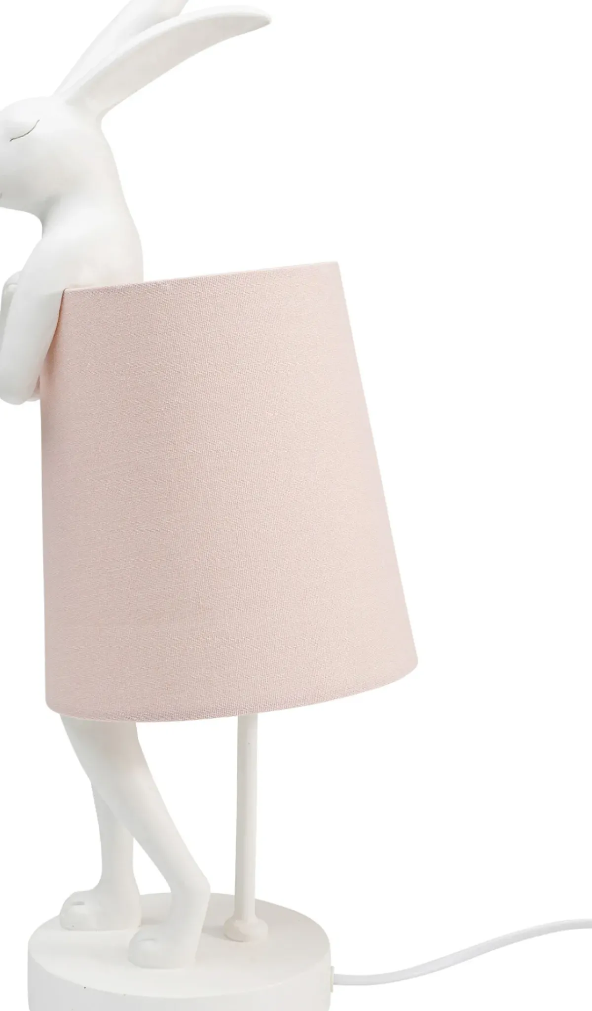 KARE24.se Bordslampa Animal Rabbit - Vit/Rosa, 50cm - KARE Design Best