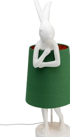 KARE24.se Bordslampa Animal Rabbit - Vit/Grön, 68cm - KARE Design New
