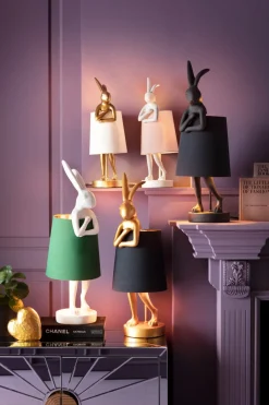 KARE24.se Bordslampa Animal Rabbit - Vit/Grön, 68cm - KARE Design New
