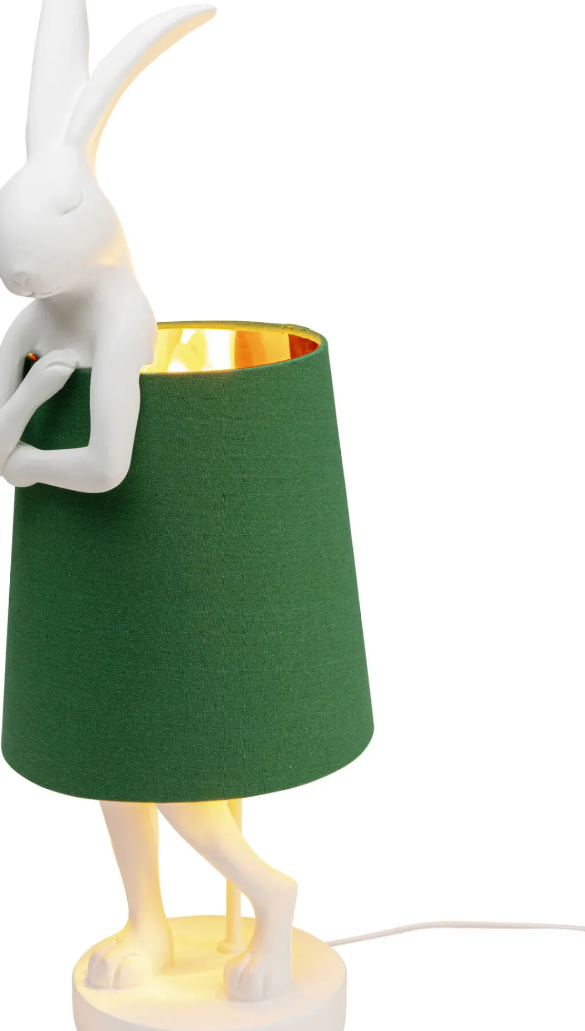 KARE24.se Bordslampa Animal Rabbit - Vit/Grön, 68cm - KARE Design New