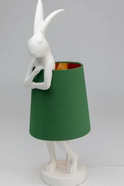 KARE24.se Bordslampa Animal Rabbit - Vit/Grön, 68cm - KARE Design New