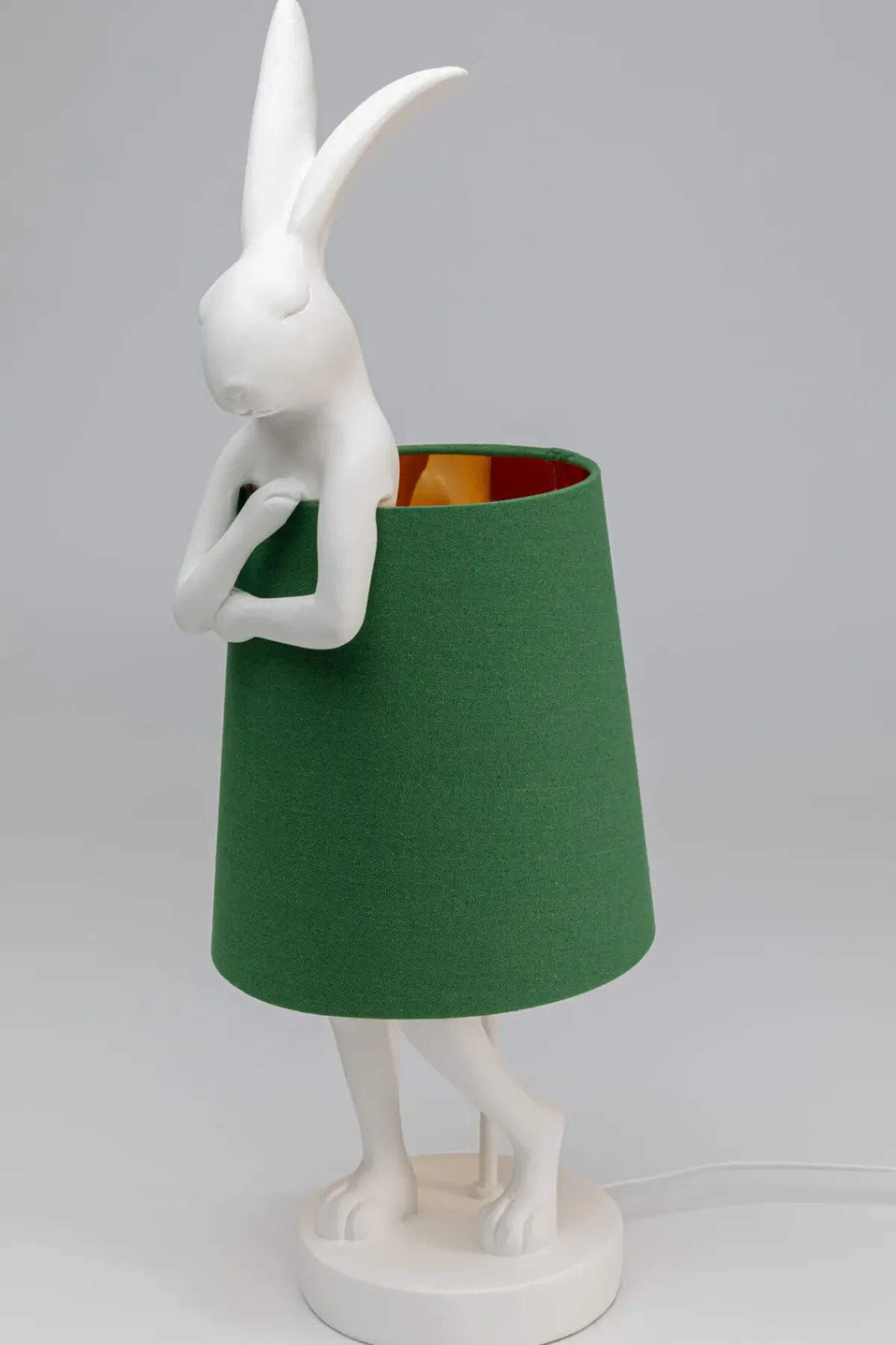 KARE24.se Bordslampa Animal Rabbit - Vit/Grön, 68cm - KARE Design New