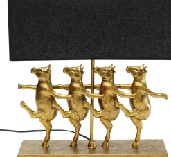 KARE24.se Bordslampa Dancing Cows - Svart/Guld - KARE Design Hot