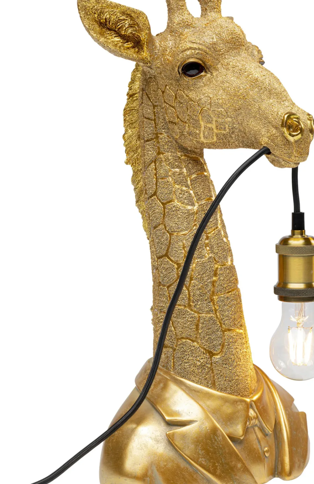 KARE24.se Bordslampa Giraffe - Guld, 50cm - KARE Design Outlet