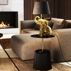 KARE24.se Bordslampa Happy Elefant - Guld, 48cm - KARE Design Discount