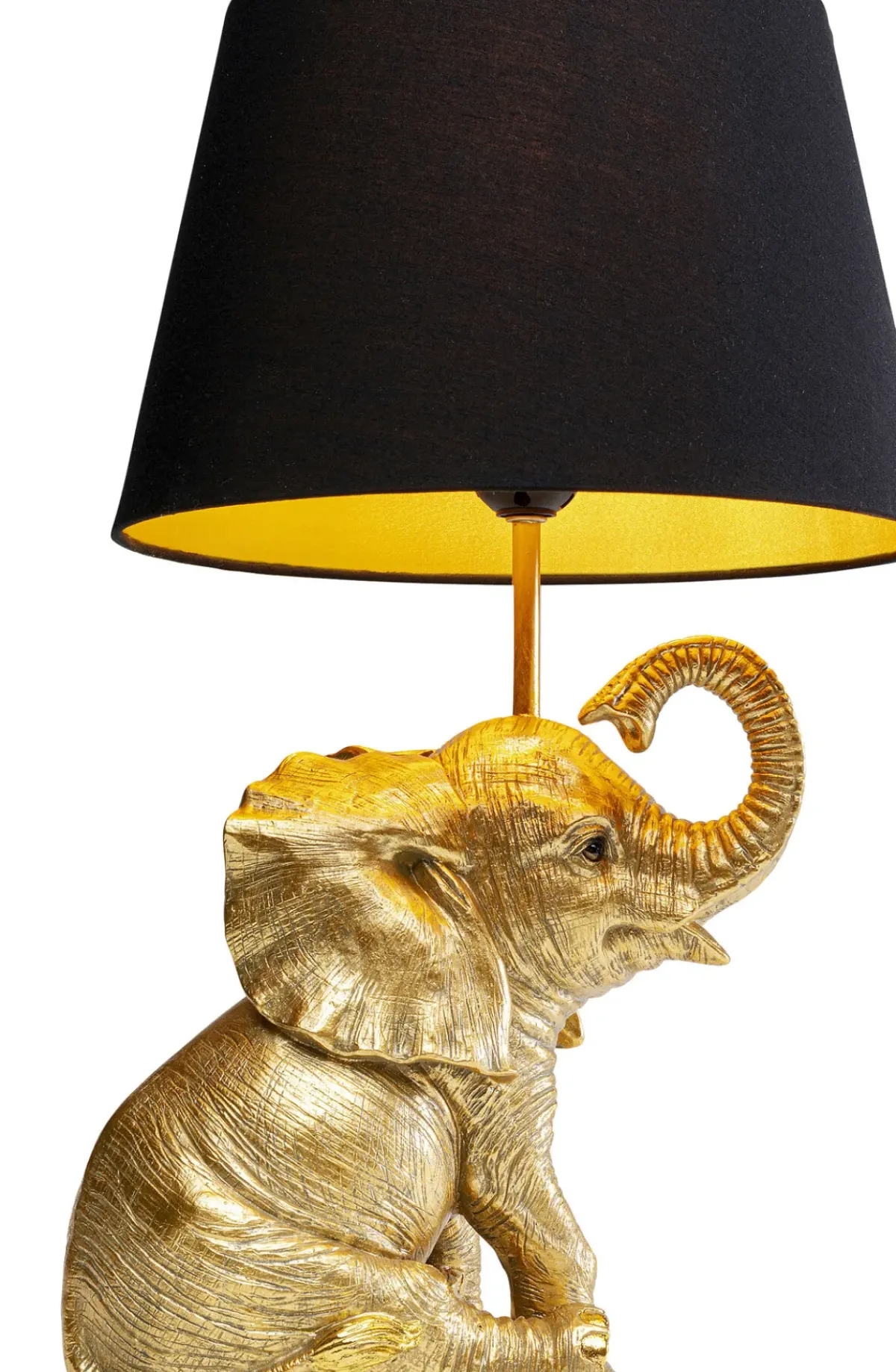 KARE24.se Bordslampa Happy Elefant - Guld, 48cm - KARE Design Discount