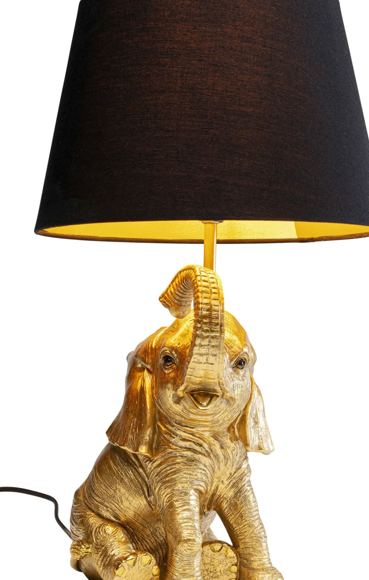 KARE24.se Bordslampa Happy Elefant - Guld, 48cm - KARE Design Discount