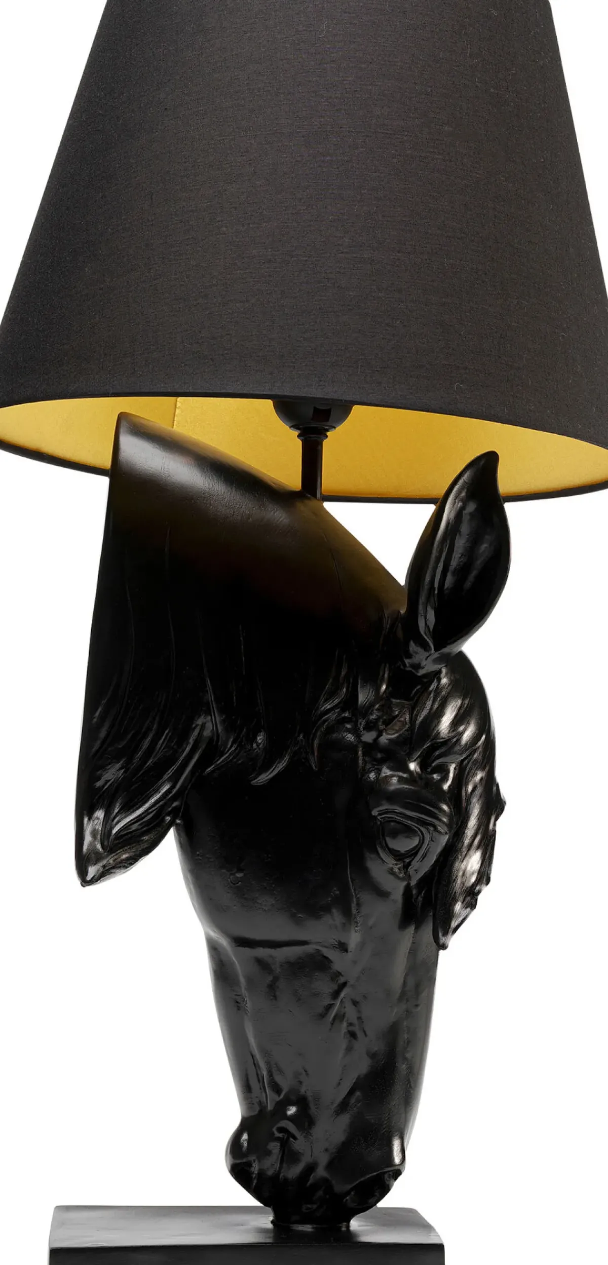 KARE24.se Bordslampa Horse - Svart/Brun, 50cm - KARE Design Discount