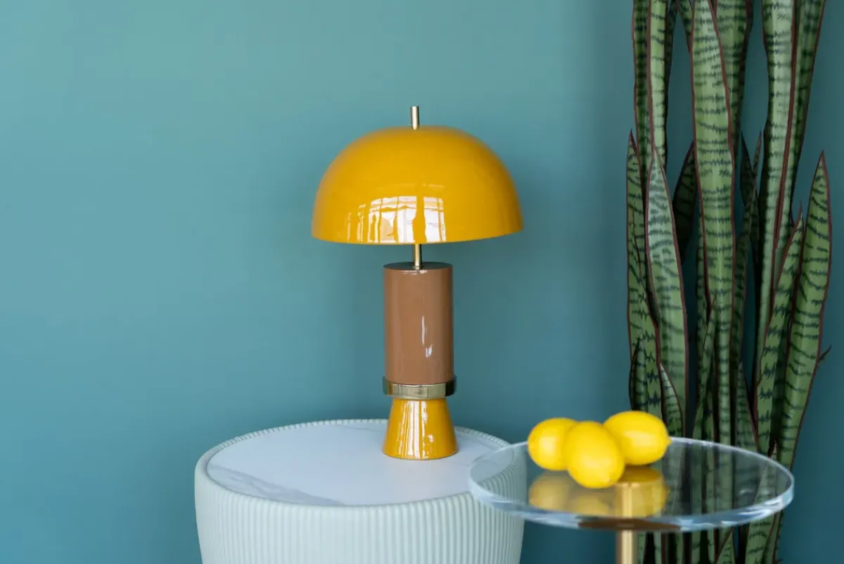 KARE24.se Bordslampa Josy - Gul, 51cm - KARE Design Sale