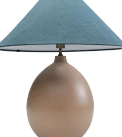 KARE24.se Bordslampa Musa - Oval fot Med Blå skärm, 64cm - KARE Design Online